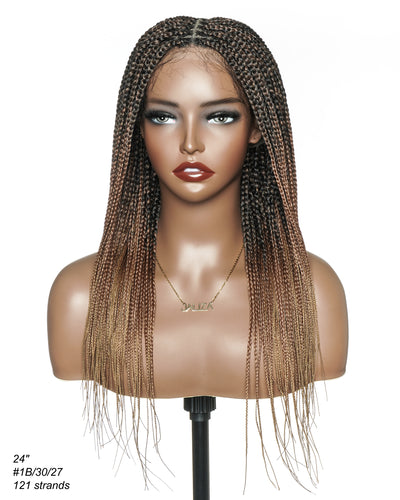 Swiss HD Full Lace Knotless Box Braided Wig