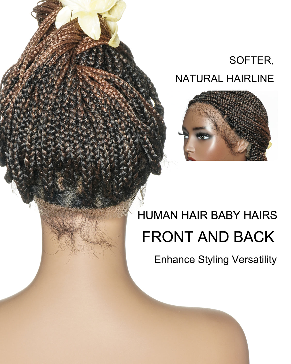 Swiss HD Full Lace Knotless Box Braided Wig