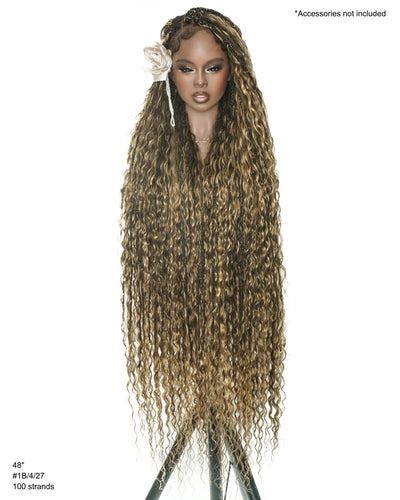 Celia Deep Wave 48" Full Lace Bora Bora Boho Box Braided Wig