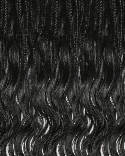 Small Pack 20 Strands Crochet Boho Braids - 12"-24" Loose Body Wave Human Hair Boho Curls ($20 Off as Add-On)