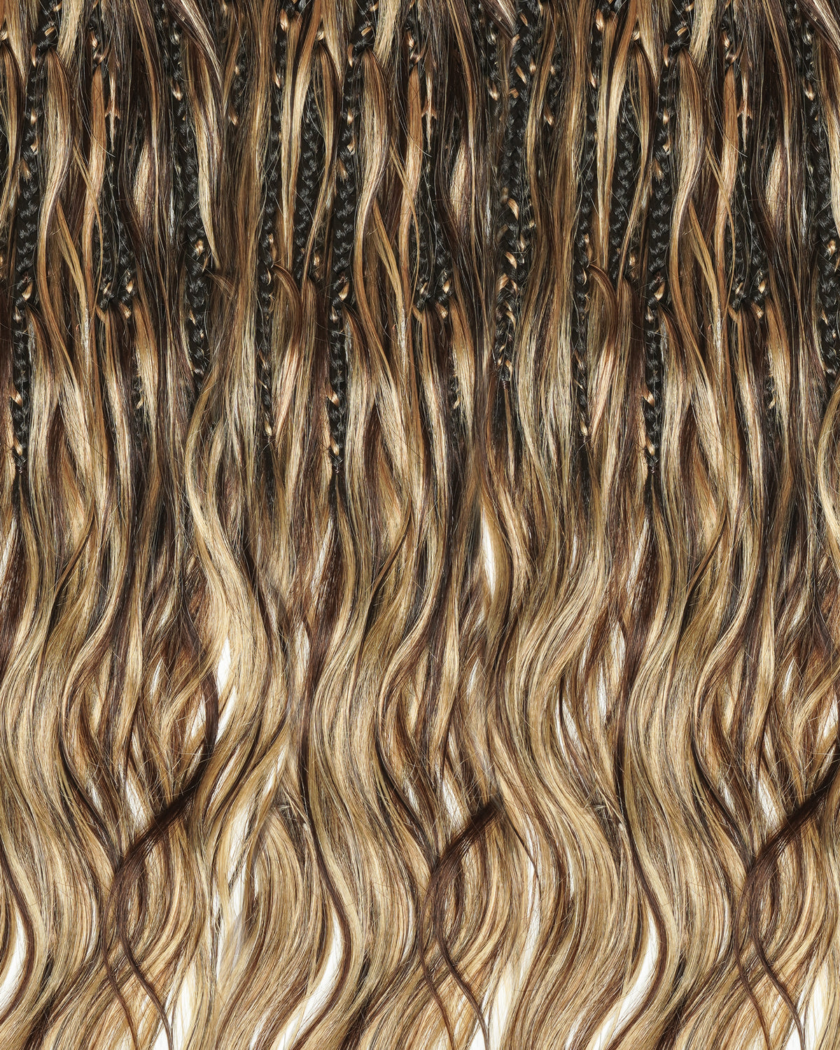 Human Hair Body Wave Boho Braided Wefts - Braids Weft