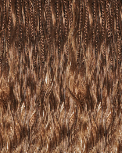 Small Pack 20 Strands Crochet Boho Braids - 12"-30" Deep Wave Human Hair Boho Curls ($20 Off as Add-On)
