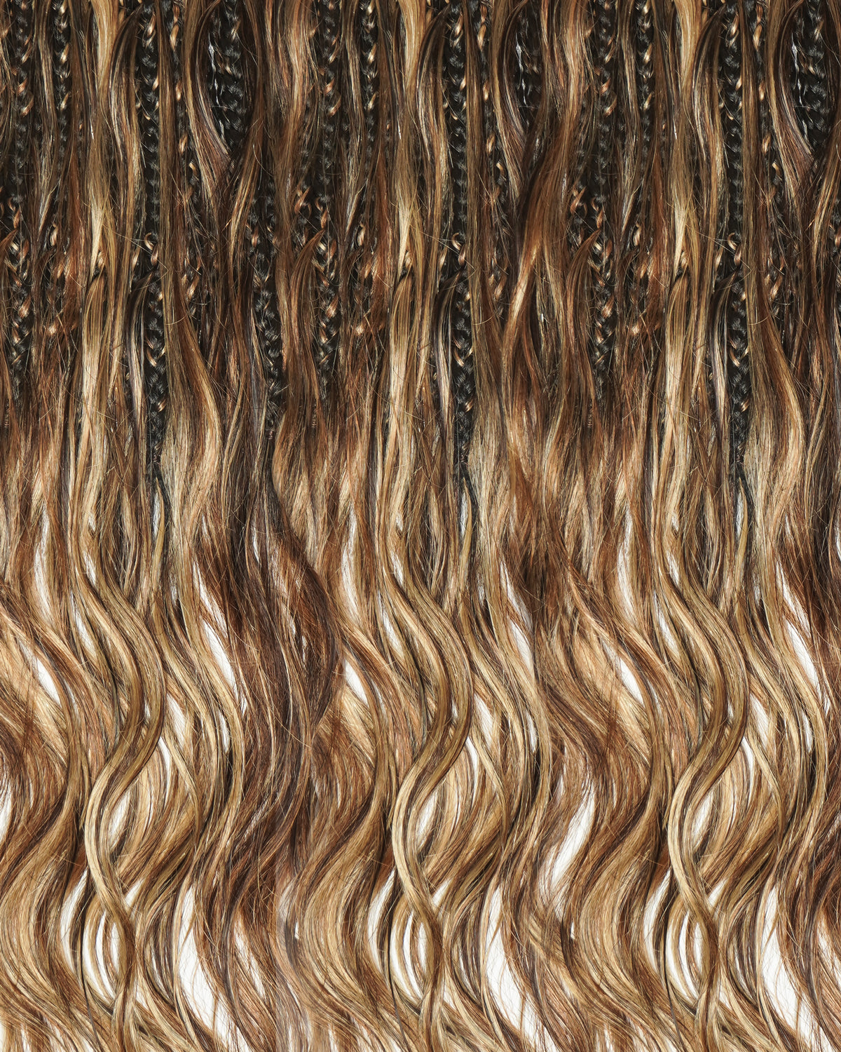 Human Hair Body Wave Boho Braided Wefts - Braids Weft