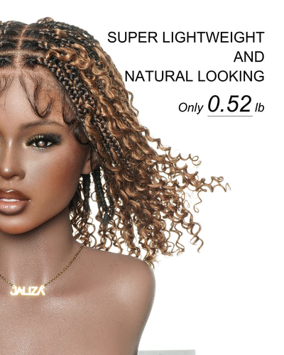 Lulu Bob 12" - JALIZA Slip-On™ Glueless Boho Box Braided Wig