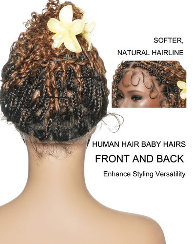 Lulu Bob 12" - JALIZA Slip-On™ Glueless Boho Box Braided Wig
