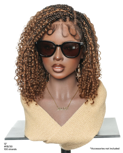 Lulu Bob 12" - JALIZA Slip-On™ Glueless Boho Box Braided Wig