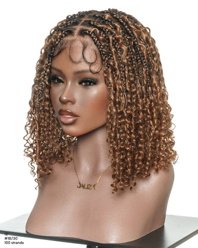 Lulu Bob 12" - JALIZA Slip-On™ Glueless Boho Box Braided Wig