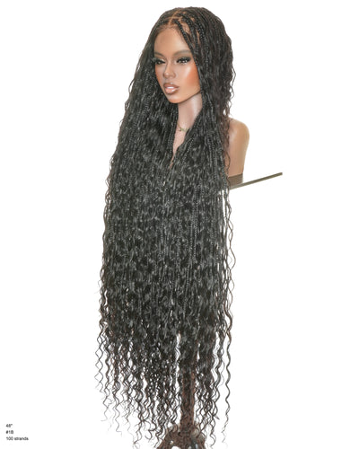 Celia Deep Wave 48" Full Lace Bora Bora Boho Box Braided Wig