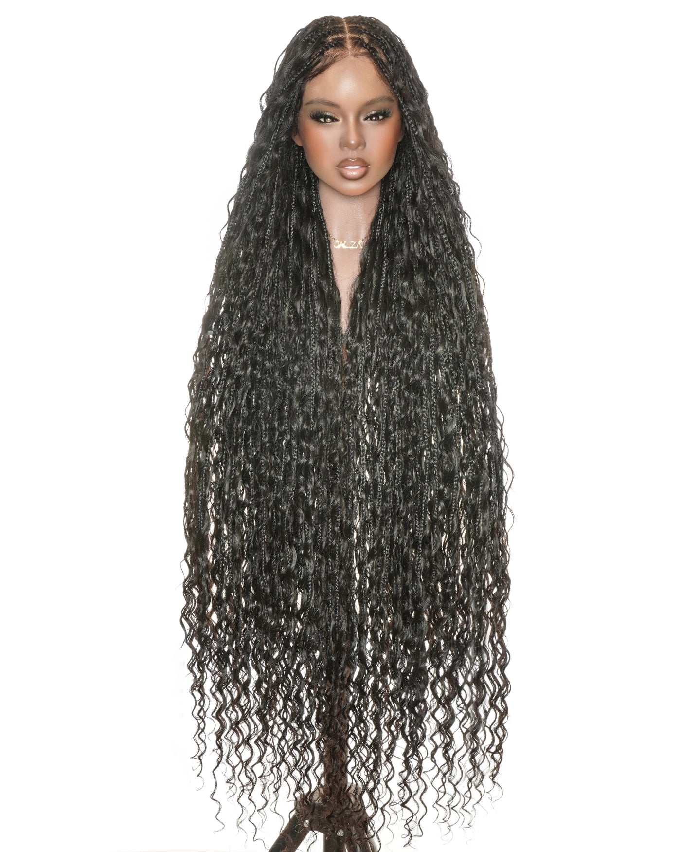 Celia Deep Wave 48" Full Lace Bora Bora Boho Box Braided Wig
