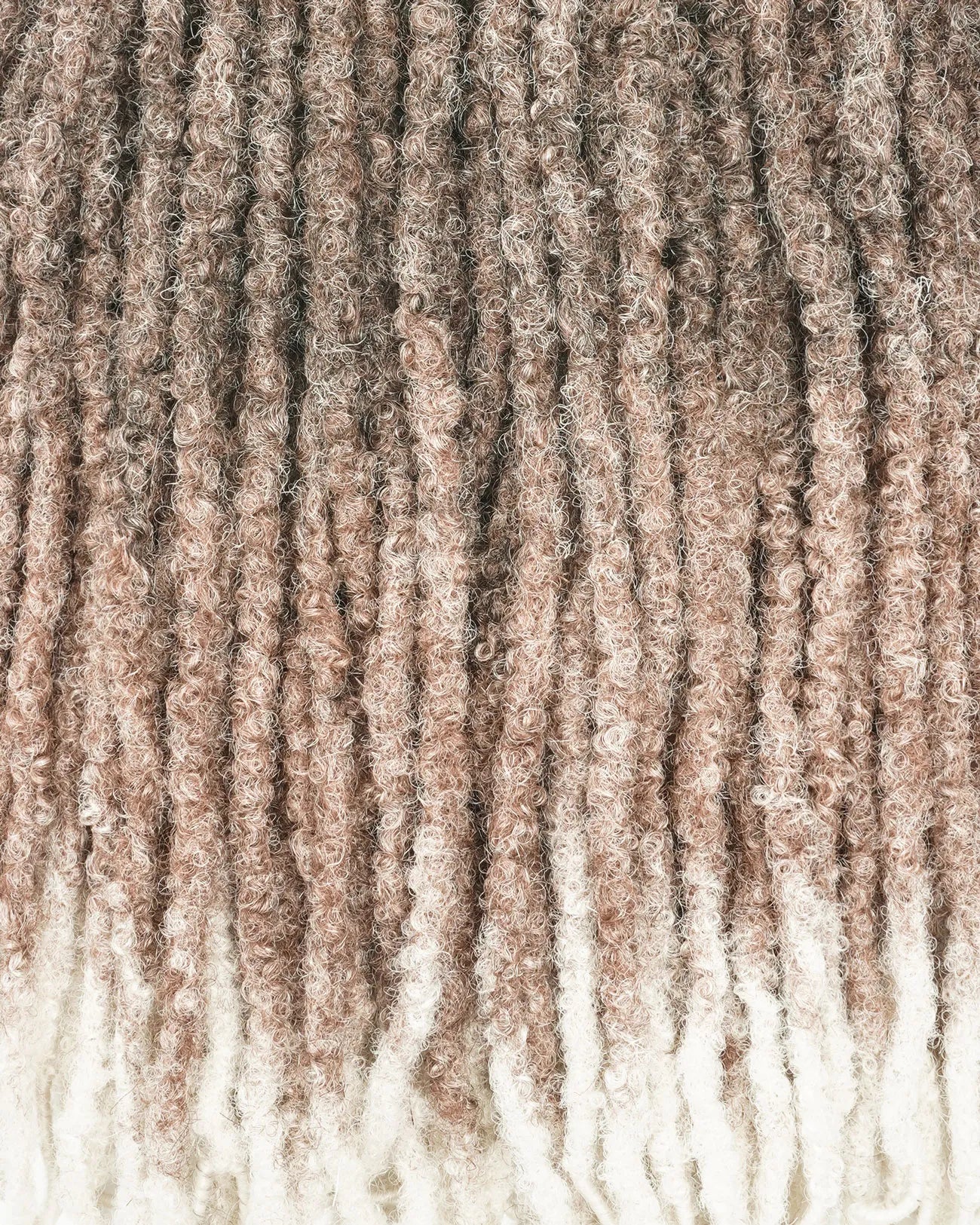 18" Crochet Faux Loc With Human Hair Top 80 Strands (Full Head)