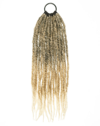 18" Crochet Faux Loc With Human Hair Top 80 Strands (Full Head)