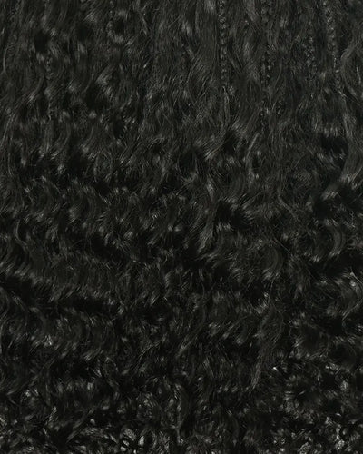 Ghost Loop™ Crochet Boho Braids With Human Hair Deep Wave Curls