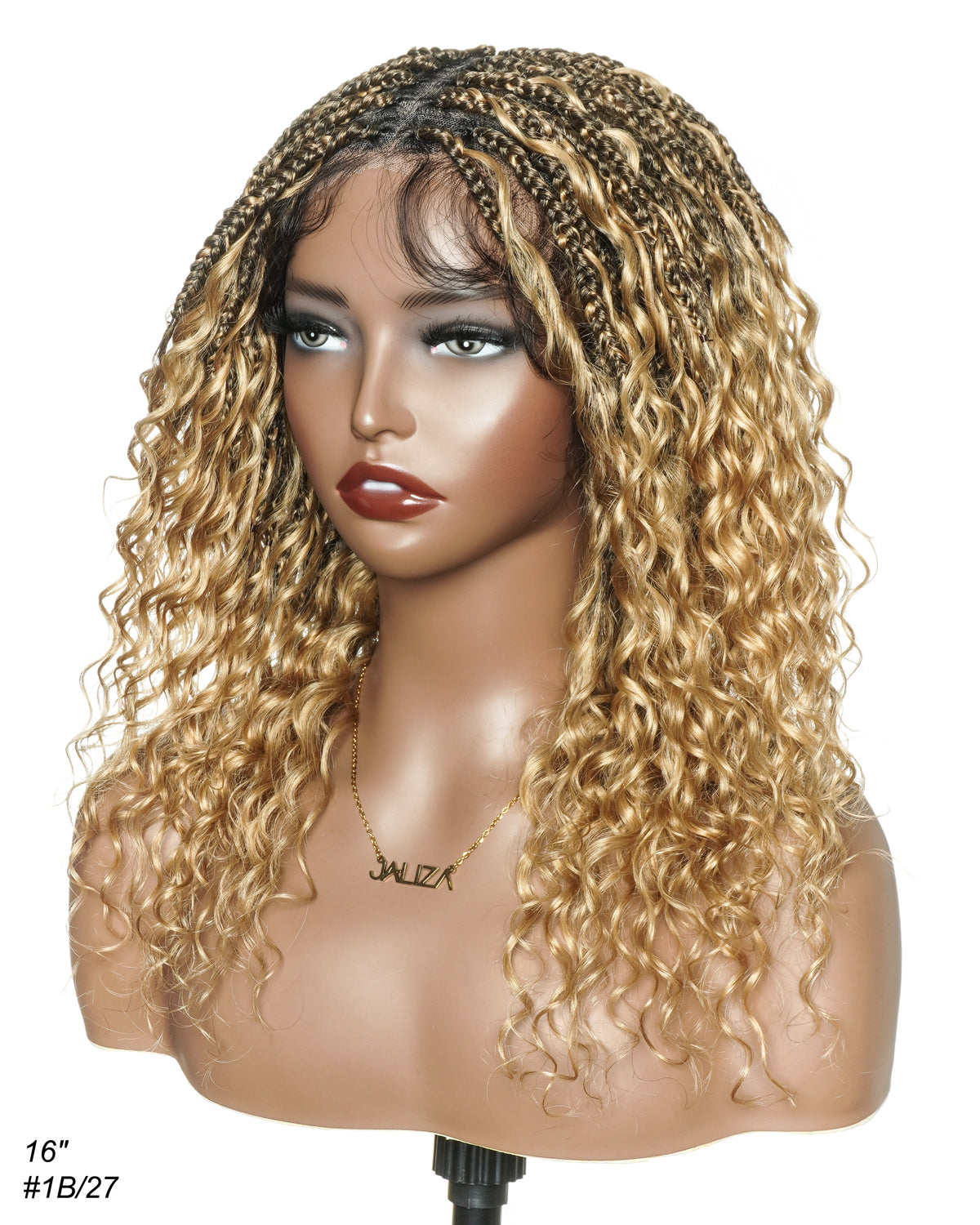 Coco - Glueless Human Hair Braided Wig Pre Cut HD Full Elastic Lace Free Part Ready-To-Go (Lace Not Hand Tied)