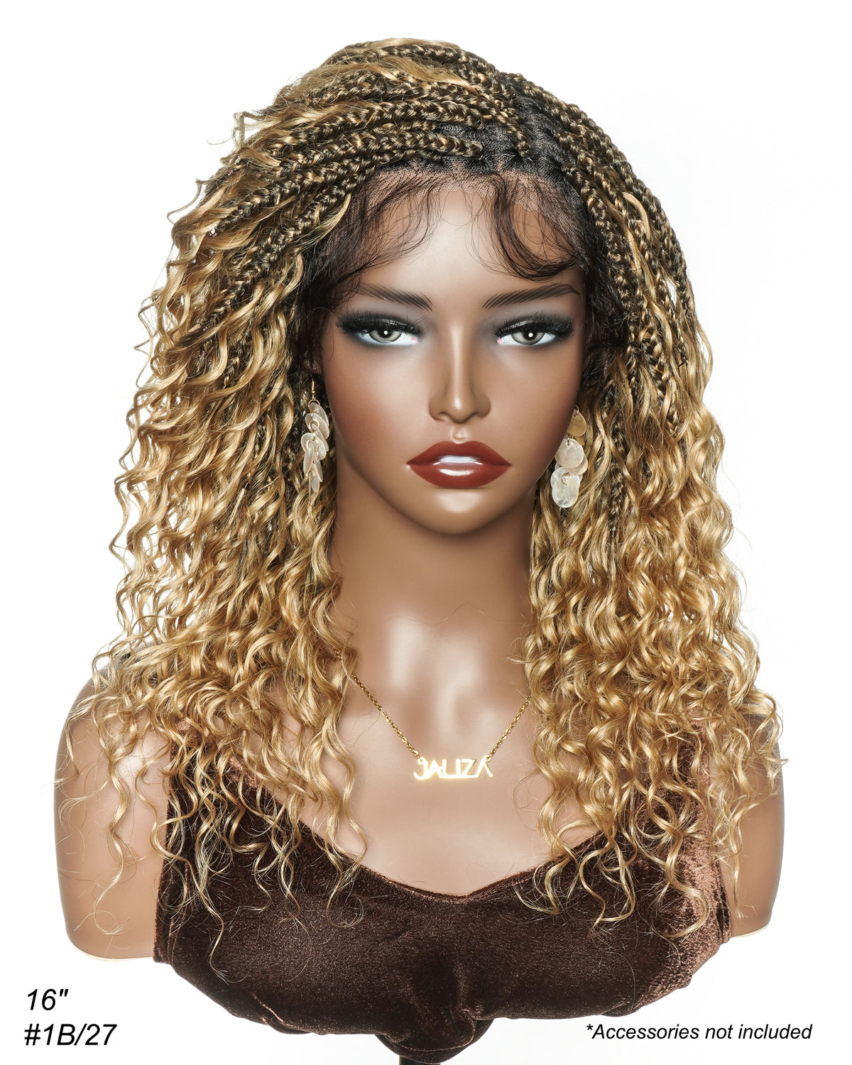 Coco - Glueless Human Hair Braided Wig Pre Cut HD Full Elastic Lace Free Part Ready-To-Go (Lace Not Hand Tied)