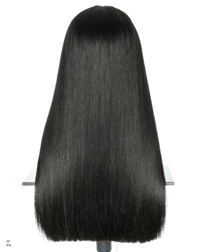Super Double Drawn Bone Straight 22" 100% Vietnamese Human Hair 13x4 HD Lace Frontal Wig