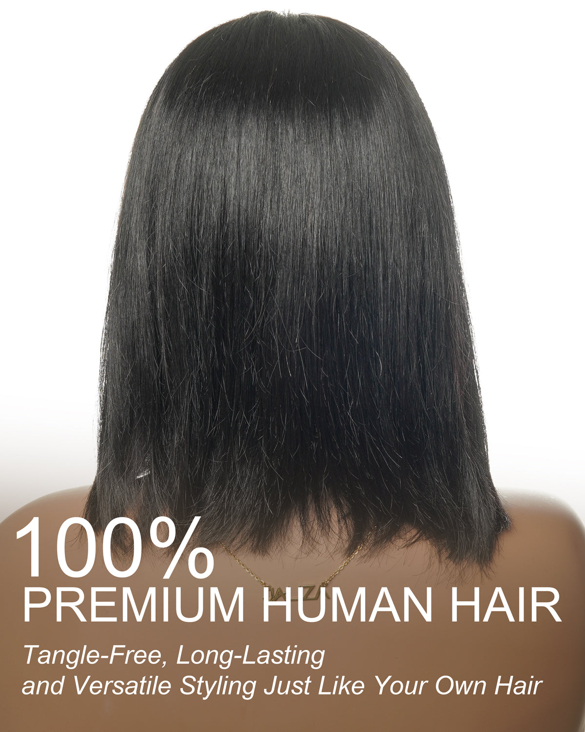Bobrina 100% Human Hair Glueless Pre Bleached Knots Deep Wave Wig - Pre Plucked（US only）
