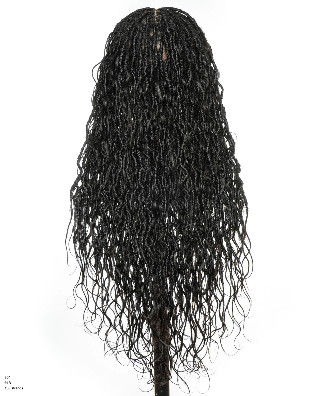 The Ultimate 30" Goddess Aesthetic: Glueless Boho Locs HD Full Lace Wig