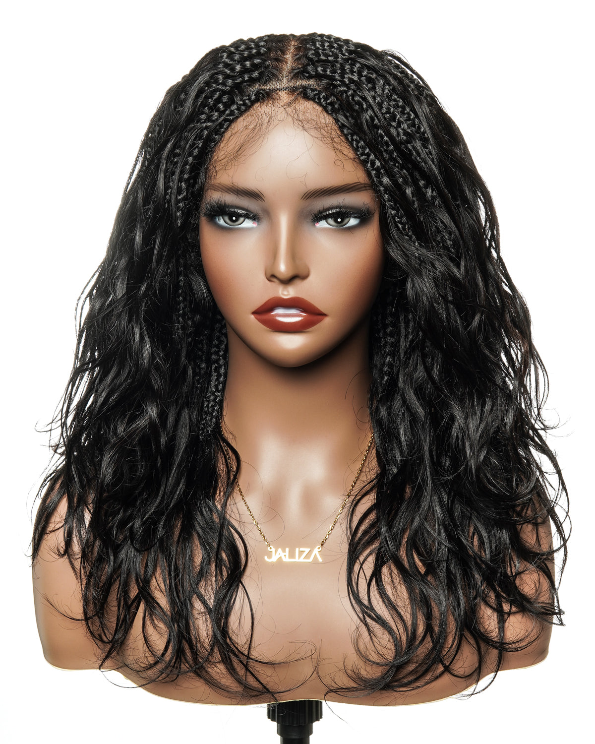 Michelle 16" - JALIZA Slip-On™ Glueless Body Wave Boho Box Braided Wig
