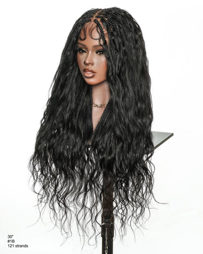 Michelle Luxury 30" Boho Braided Wig