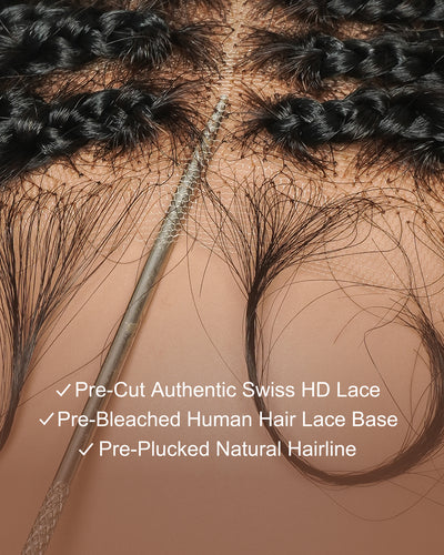 Michelle Luxury 30" Boho Braided Wig