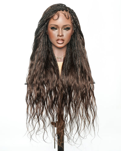Michelle Luxury 30" Boho Braided Wig