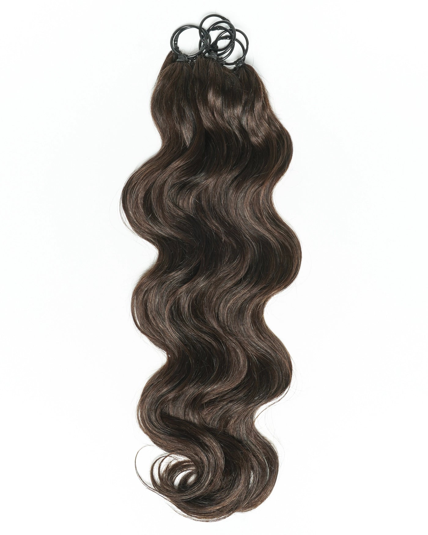 18" 100% Hand-Made Human Hair Feather Crochet Hair For Miracle Knots Hair Extensions