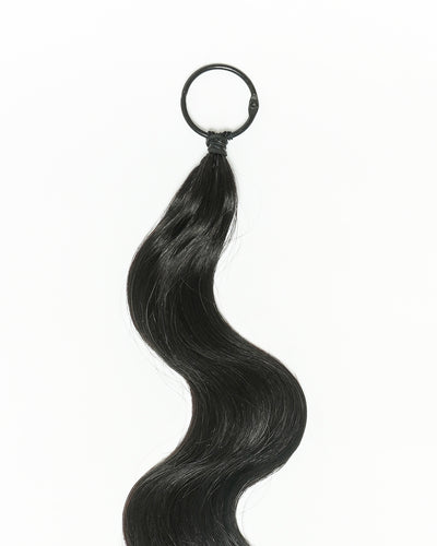 18" 100% Hand-Made Human Hair Feather Crochet Hair For Miracle Knots Hair Extensions