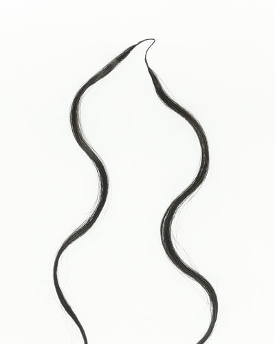 18" 100% Hand-Made Human Hair Feather Crochet Hair For Miracle Knots Hair Extensions