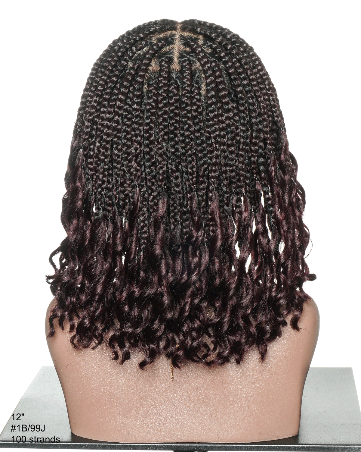 Nina - Slip-On™ Curly Ends Knotless Box Braided Wig