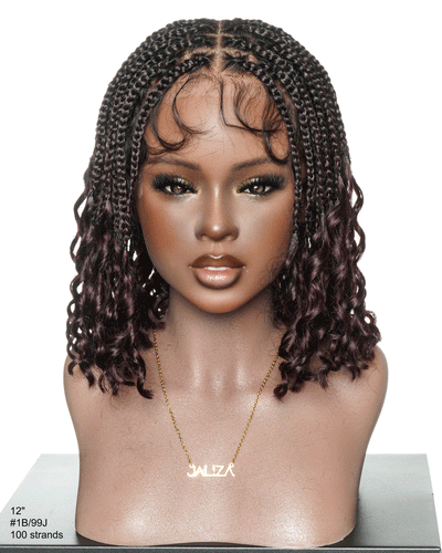 Nina - Slip-On™ Curly Ends Knotless Box Braided Wig