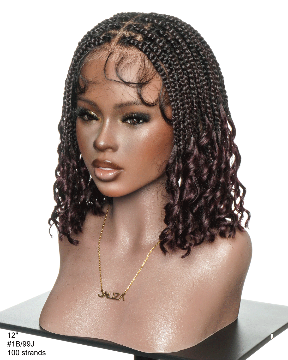 Nina - Slip-On™ Curly Ends Knotless Box Braided Wig