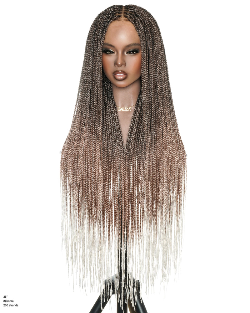 Micro Box Knotless Braided Wig 36