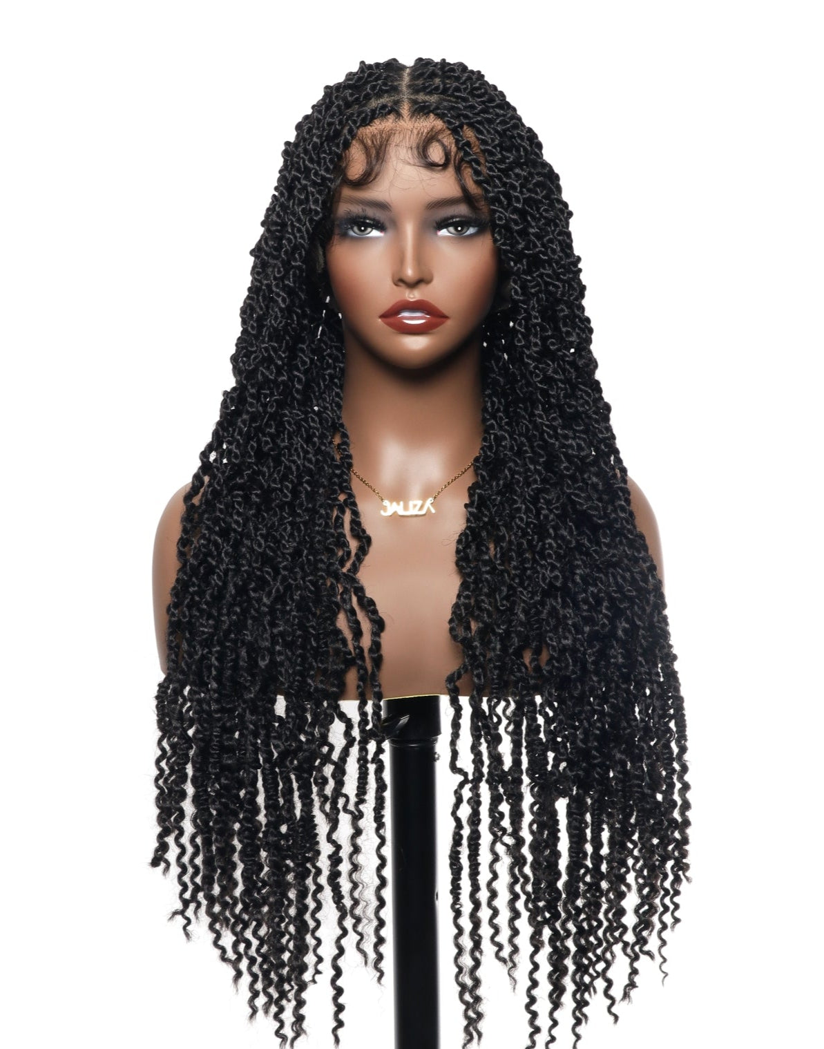 Pavana - Super Lightweight Passion Twist 28" Swiss HD Lace Full Lace Braided Wig 100 Strands
