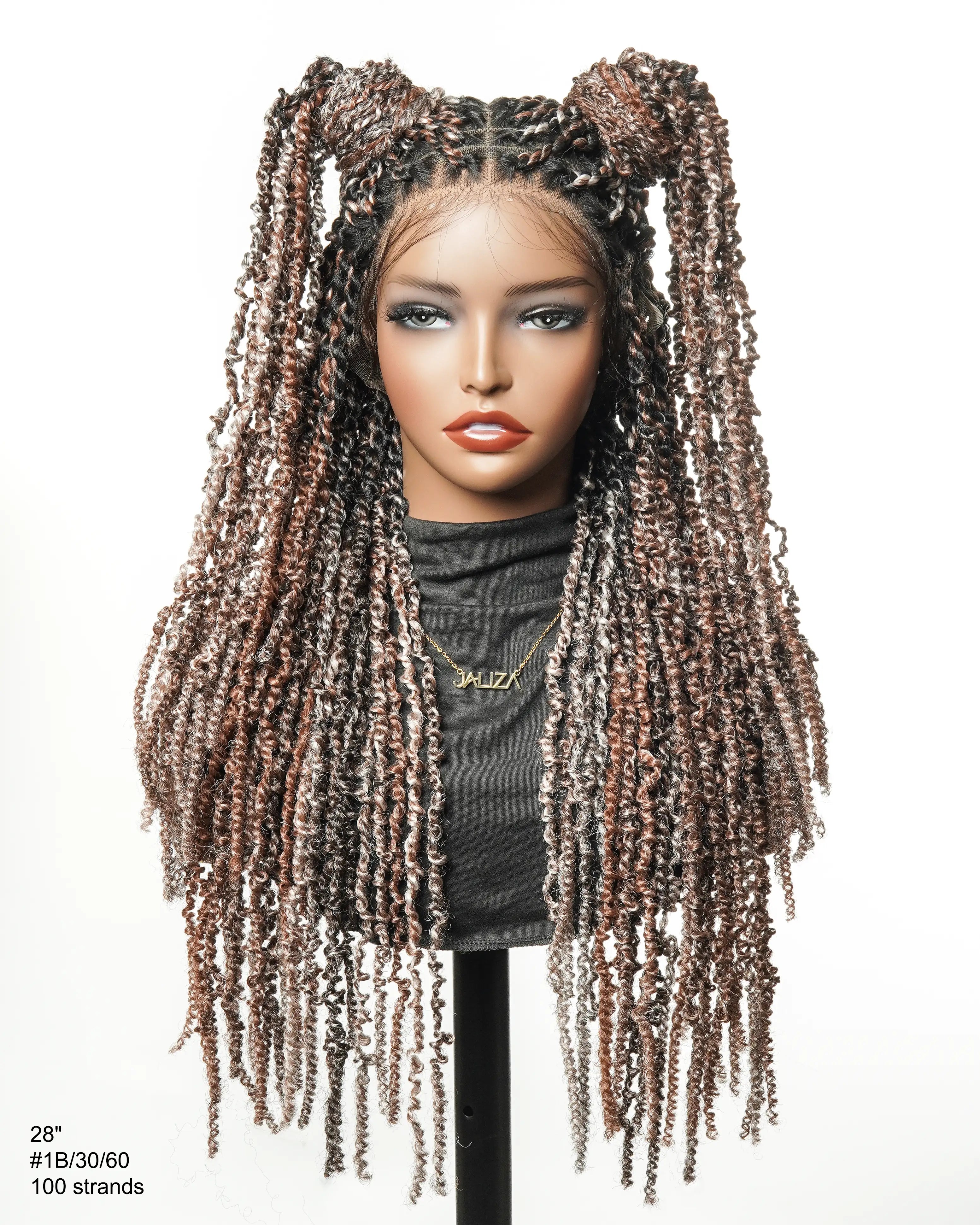 Pavana - Super Lightweight Passion Twist 28" Swiss HD Lace Full Lace Braided Wig 100 Strands