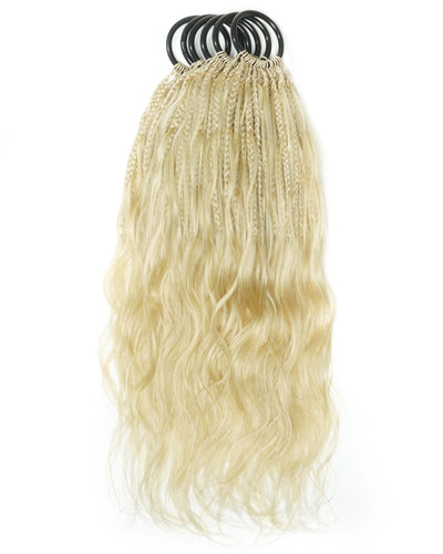 18" Ghost Loop™ Crochet Boho Braids With Body Wave Human Hair Curls