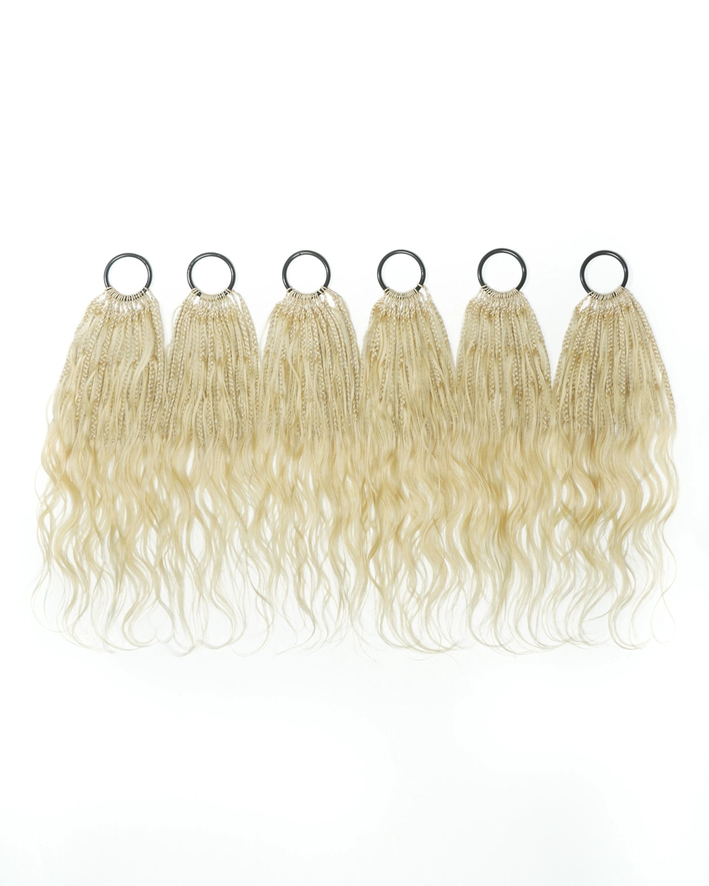 18" Ghost Loop™ Crochet Boho Braids With Body Wave Human Hair Curls