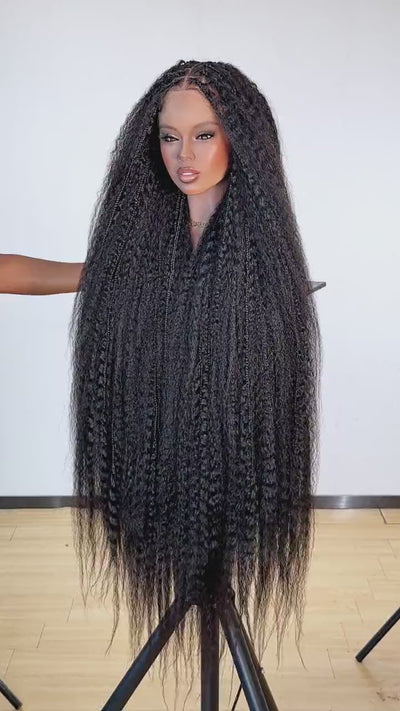 Celia Kinky Straight 48" Kinky Straight Bora Bora Braided Wig
