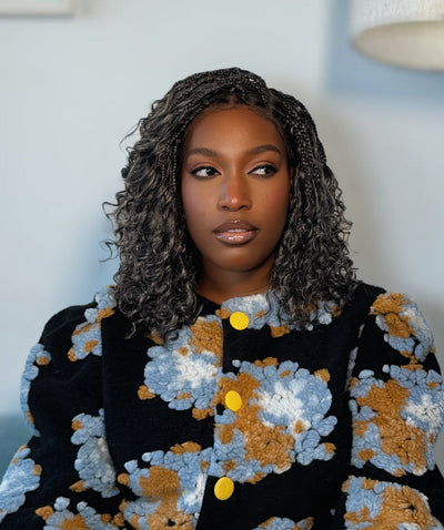 Essential Choice - Small Head Exclusive Boho Braided Wig (Small Cap Size for Petite Head)