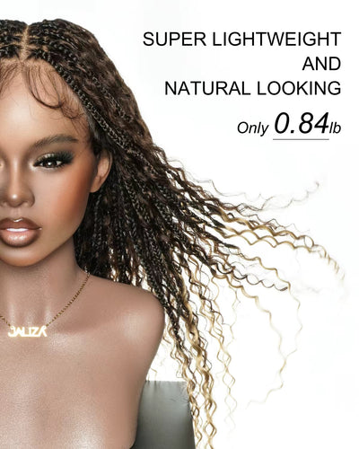 22" Slip-on™ Ombre 4-27 Water Wave Bora Bora Braided Wig