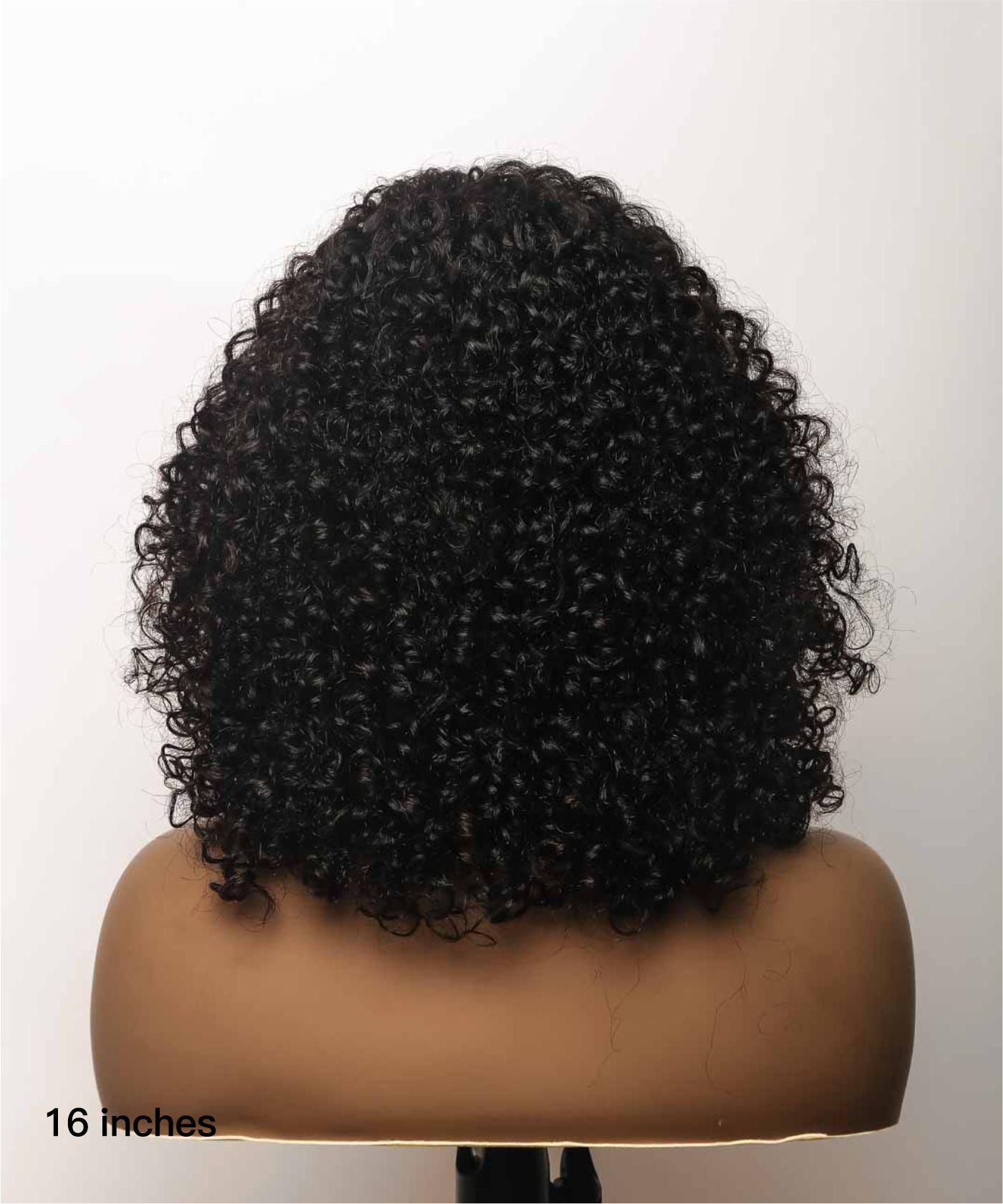 Bobrina 14" Glueless 100% Virgin Human Hair Afro Curly Bob Wig (for US Market Only)