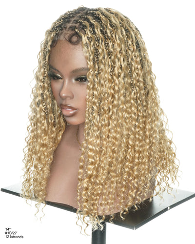 Nami Bob Style- JALIZA Slip-On™ Water Wave Boho Box Braided Wig (Full Version)